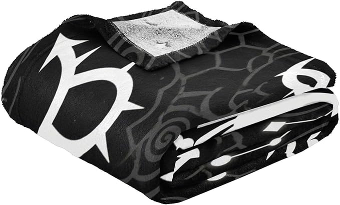 Throw Blanket For Office Black White Gothic Constellation Living Room Blankets 50 x 70 Inch