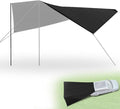 Car Awning Camping Tarp Tailgate 14x16FT SUV Tailgate Awning with Storage Bag for Overlanding Jeep Van Pickup Truck MPV Jeep