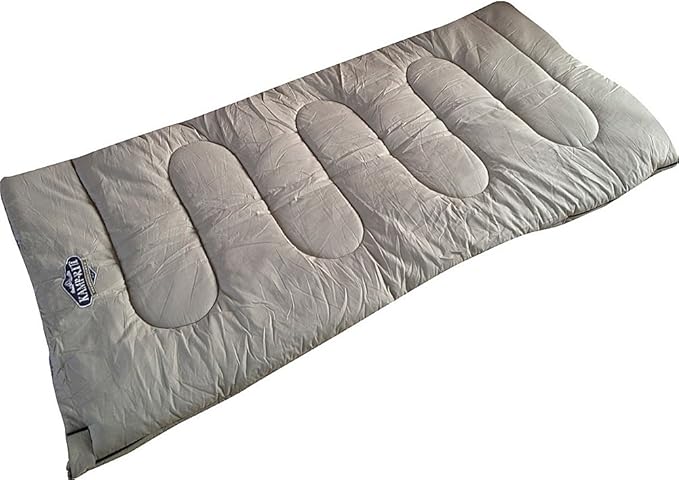 Kamp-Rite 0-Degree Sleeping Bag King Size Tan/Blue