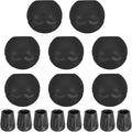PATIKIL 0.55 Inch Chair Feet Replacement 8 Pack TPE Outdoor Camping Chair Leg Tips Ball Cap Folding Chair Legs Floor Protectors Stability on Rugged Fit for 0.55(14mm) Chair Feet Black