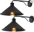 12in Matte Black Outdoor Wall Lights Modern Farmhouse Porch Wall Light Fixtures Wall Mount Exterior E26 Barn Lights for Garage Frontdoor Entryway Bathroom Doorway 2-Pack