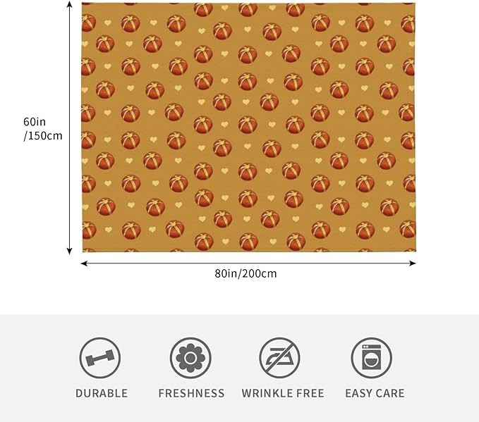 Buttered Bread Blanket.Super Soft Flannel Blanket 80x60 inches 100% Polyester for Warmth Perfect for beds Sofas and Camping.