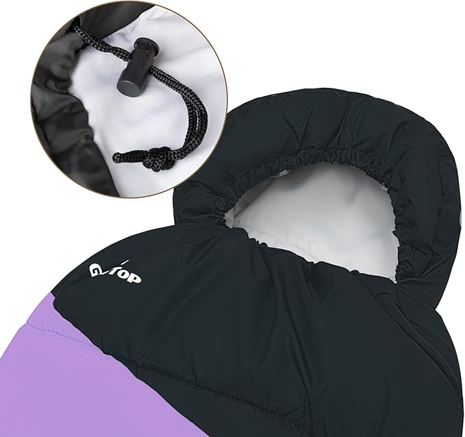 GEERTOP Backpacking Sleeping Bag for Camping Lightweight Sleeping Bags for Adults Kids Summer Warm Cold Weather Hiking Travel