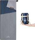 Naturehike Lightweight Compact Sleeping Bag 59℉/32℉ Envelope Ultralight Backpacking Sleeping Bag Portable Waterproof with Compression Sack for Cold&ampWarm Camping Traveling Hiking