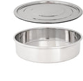 Pan &amp Lid of 8-inch sieve