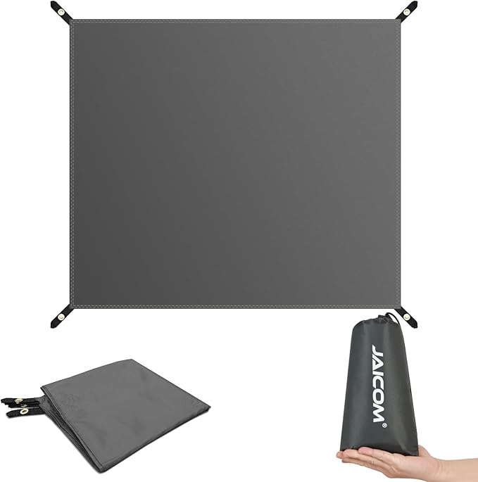 Tent Footprint - Waterproof Camping Tarp 1-6 Person Tent Floor Saver PU 3000mm Small Tarp for Hiking Backpacking Hammock Beach Picnic and Other Outdoor Activities