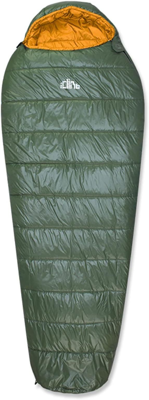 iClimb 1 3M Thinsulate Insulation Sleeping Bag and 1 Air Sleeping Pad Ultralight Compact for Adults Outdoor Camping Backpacking Hiking