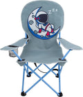 MOUNTAIN SUMMIT GEAR Kids Camping Chair - Foldable Camp Chair with Carrying Case for Outdoor Recreation Sports Camping and Fishing (by Caddis Sports) (2 Astronaut)