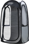 Sports Tent: Flycoop Portable Weather Pop Up Pod 1 Person to Provide Shelter from Wind Rain and Cold Weather Shelter for Outdoor Activities Sports Events Camping and Hiking