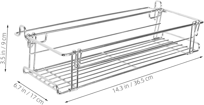 VICASKY Folding Camping Table Extended Hanging Basket Multi-Functional Storage Rack for BBQ Picnic and Outdoor Activities Compact Design Camping Accessories