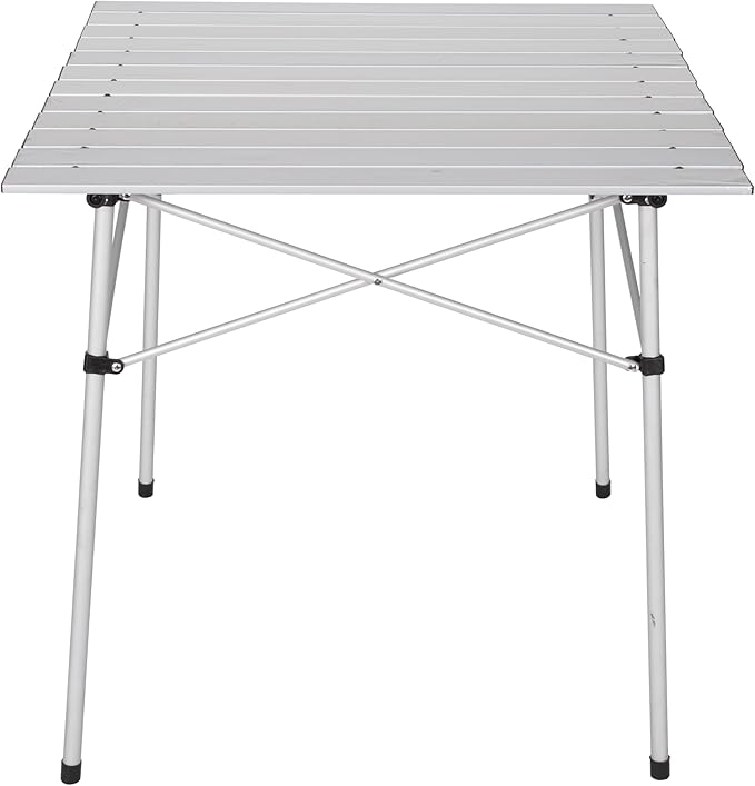 Stansport Aluminum Slat Table 27.5 x 27.5 x 27.5 White