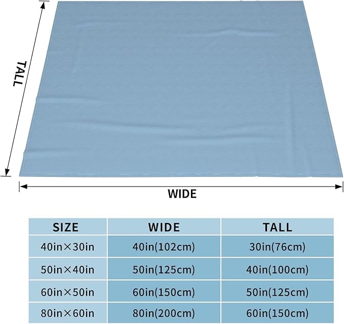Star Blue Soft Fleece Blanket 60 * 50 inch Soft Sofa Blanket Suitable for Sofa Camping Travel Night Cover Blanket