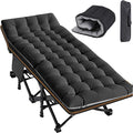 XXL Oversized Camping Cot for Adults with Mattress Portable Sleep Bed for Outdoor Travel Hiking Beach Includes Carry Bag - Comfortable &amp Durable