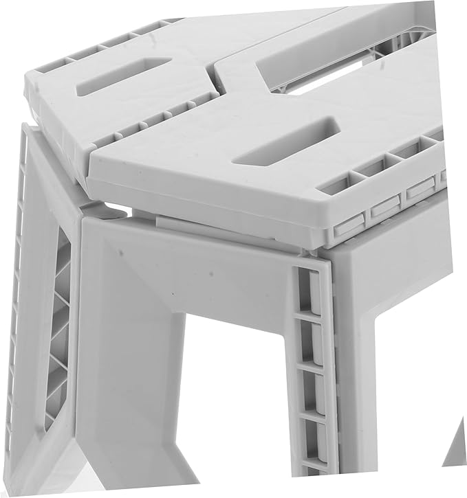 Ciieeo Foldable Stool Compact Garden Chair Stable Legs for Camping Hiking and Travel