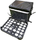 SA&ampMC Pizza Food 62L Delivery Bag Bundle with Rear Plastic Rack for Motorcycle Delivery Drivers