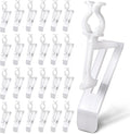 Minetom 100 Pack All-in-One Christmas Light Clip for C7 C9 Christmas String Lights Christmas Light Plastic Clips for Roof and Gutter Shingle Clips Outdoor
