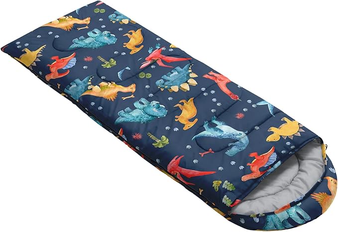 QOOMO Camping Sleeping Bags3 Season Warm &amp Cool WeatherLightweightWaterproof Sleeping Bags for Adults &amp KidsTravelingand OutdoorsCamping Gear Equipment