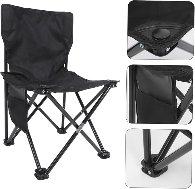 Foldable Chair for Fishing Compact Camping Chair Sturdy Material for Outdoor Camping and Leisure