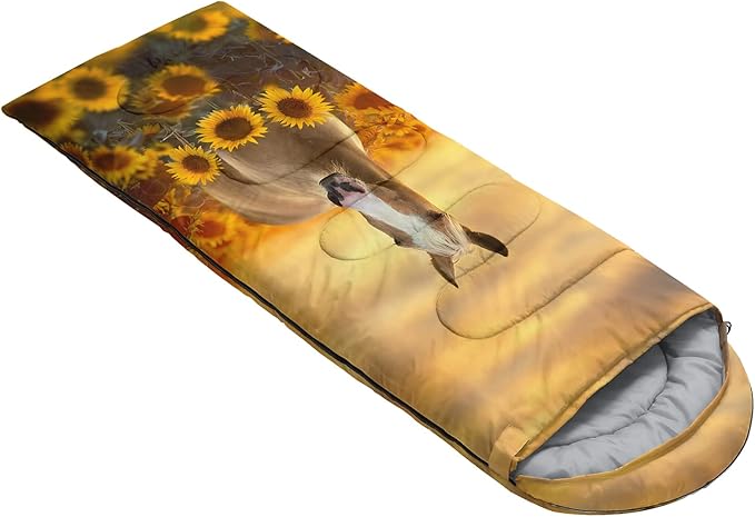 QOOMO Camping Sleeping Bags3 Season Warm &amp Cool WeatherLightweightWaterproof Sleeping Bags for Adults &amp KidsTravelingand OutdoorsCamping Gear Equipment