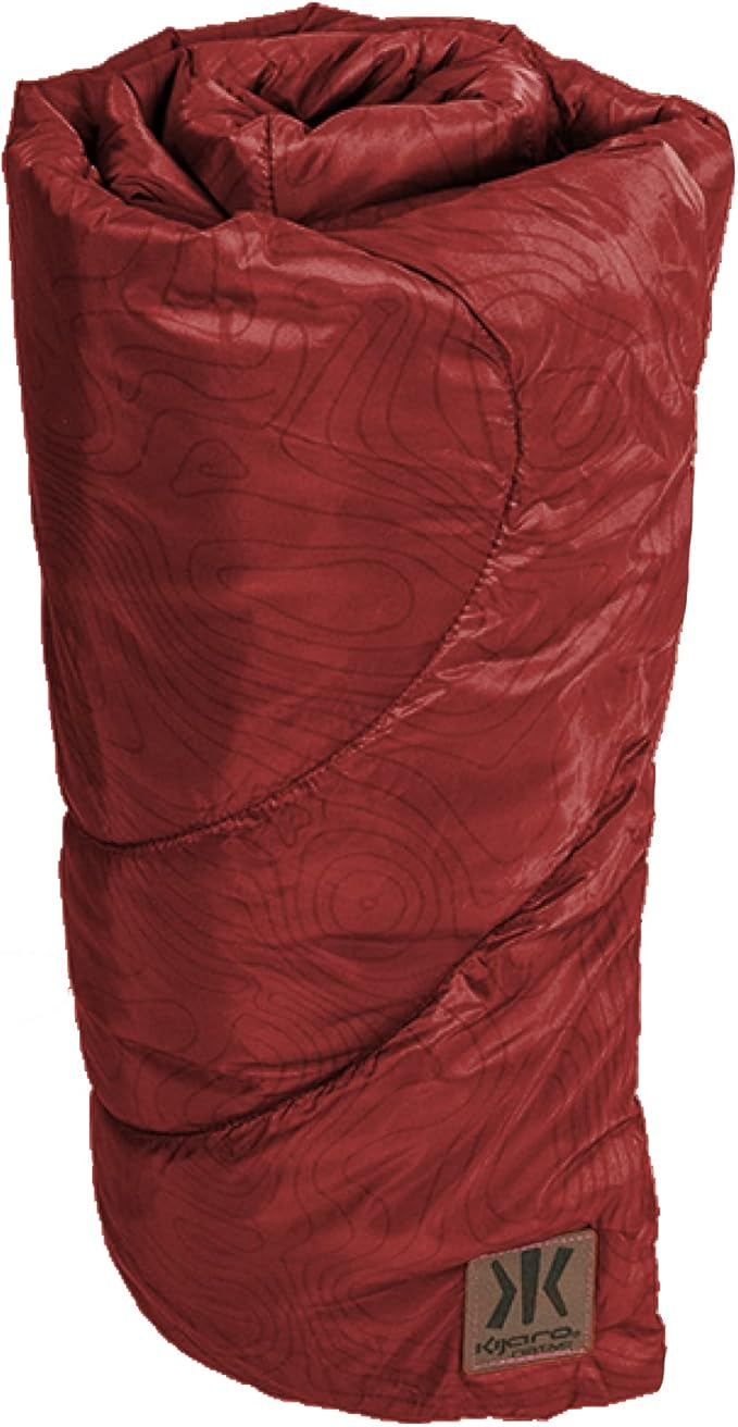 Kijaro Native Camp Quilt | Printed Outdoor Camping Blanket | 55 x 79 | Warrens Red 1-Person