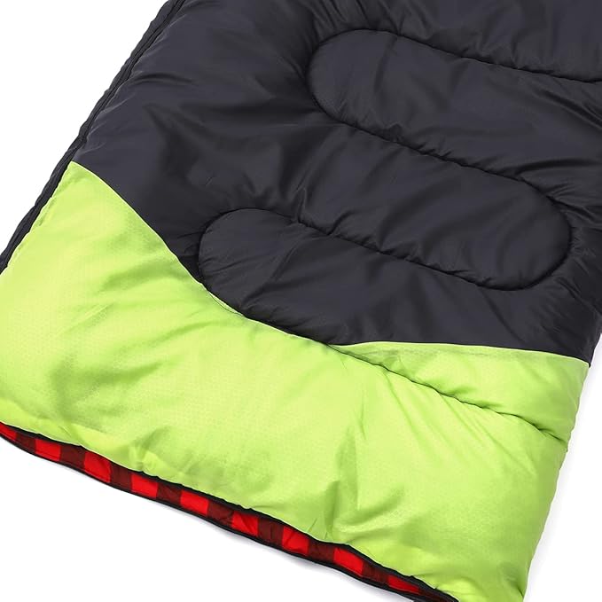 oaskys Camping Sleeping Bag - 3 Season Warm &amp Cool Weather - Summer Spring Fall Lightweight Waterproof for Adults Kids - Camping Gear Equipment Traveling and Outdoors