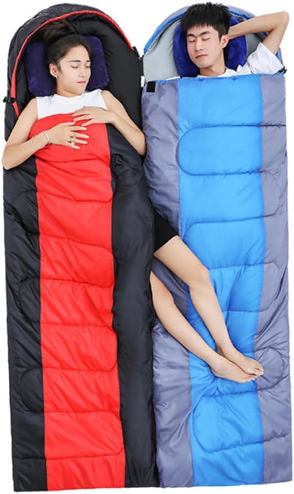 POPETPOP Camping Sleeping Bag for Backpacking Warm Lightweight Adult Outdoor Adventure