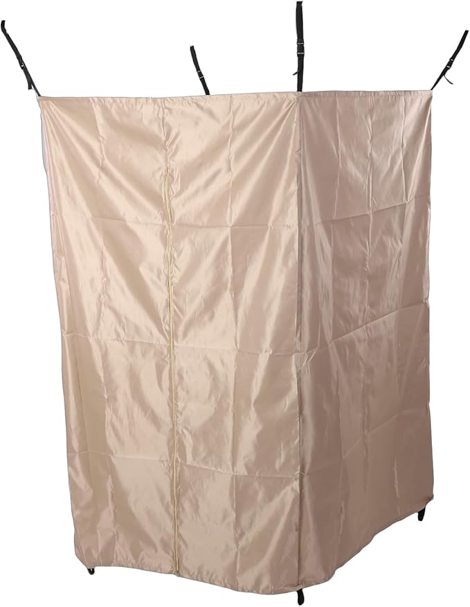 Focket Vehicle Side Shower Tent Portable Outdoor Privacy Shelter Restroom with Carry Bag Foldable Camping Awning Shower Tent Bathroom Changing Room for Overland Boat Pontoon