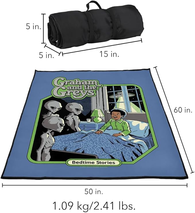 LOGOVISION Steven Rhodes Graham and The Greys Outdoor Blanket for Picnic Beach Camping Park Tailgate 50x60