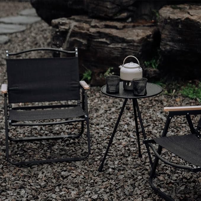 Portable Camping Table Aluminum Alloy Folding Table Compact Camp Table for Outdoor Picnic Beach Cooking Home Use (Color : B)