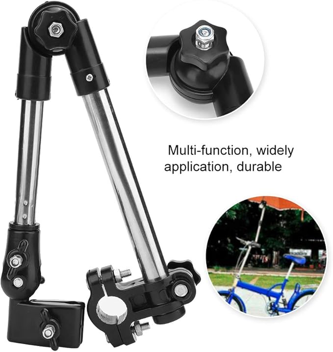 TARSHYRY Elderly Mobility Scooter Umbrella HolderUniversal Umbrella Mount Holder Adjustable Stretch Umbrella Stand for Mobility ScooterStrollerWheelchairBeach Chair