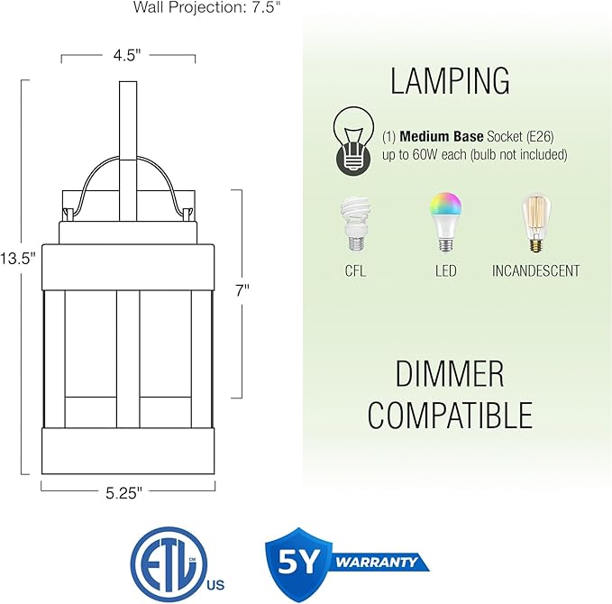 Kira Home Rochester 14 Modern Indoor Outdoor Wall Sconce + Cylinder Glass Shade Weathered Oak Wood Style + Textured Black Finish