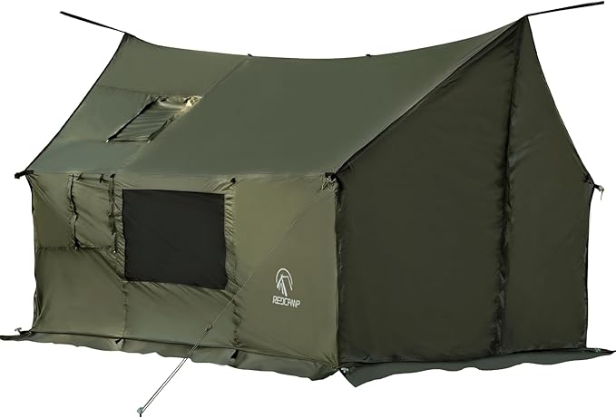 REDCAMP Large Hammock Hot Tent with Stove Jack Waterproof &amp Windproof Winter Wall Tent with Snow Skirt Ultralight 4 Season Tents for Camping Hiking Bushcraft Backpacking Hunting