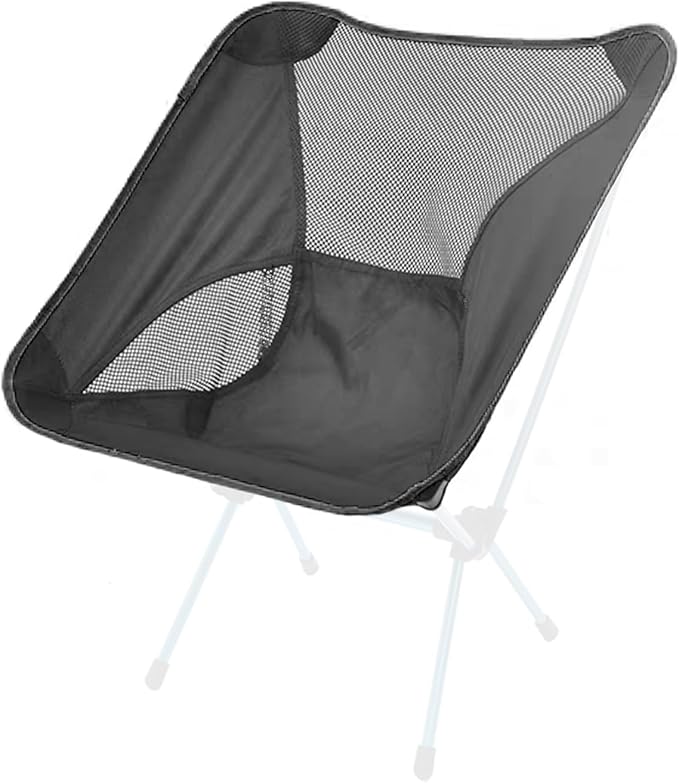 Camping Chair Fabric Replacement Seat for Helinox Chair Zero/One/CLIQ/MARCHWAY/Moon Lence/iclimb/Naturehike YL08 /ONETIGRIS Portable Chair Backpacking Helinox Chair Replacement Seat