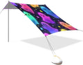 Beach Tent Sun Shelter Colorful Ghost Stars Lightweight &amp Easy Setup Beach Shade Canopy for Camping Fishing