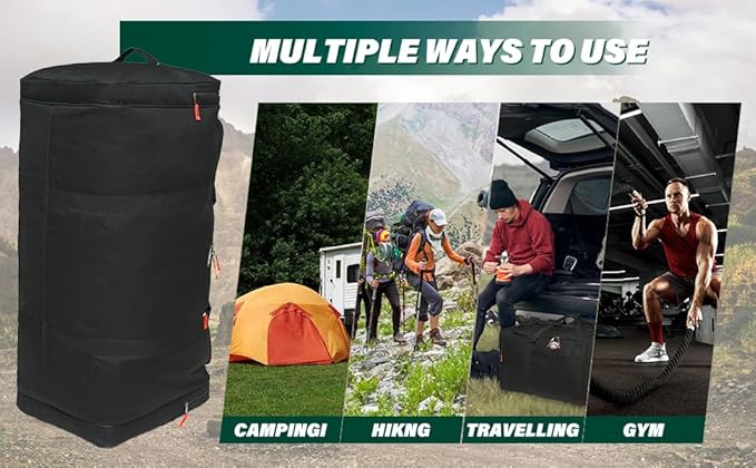 Gilbins Camp 1800 Denier Heavy Duty Soft Trunk With Shoulder Strap