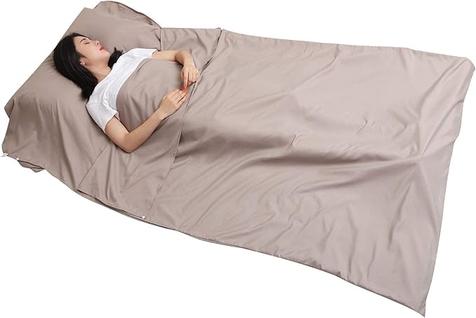 JITTY Sleeping Bag Liner Travel Sheet for Business Camping Backpacking Hiking Mountain Climbing Home Hostels Train 83x45