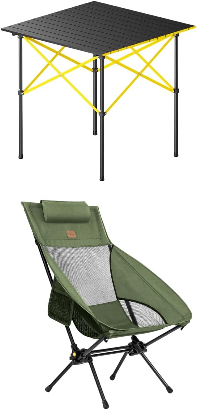 FanttikOutdoor Zeta V11 Pro Camping Table Zeta L8 Max Camping Chair