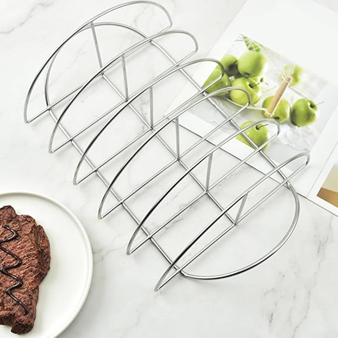 Half circle steak barbecue grill for grilling thick steaks chicken wings vegetables and seafood with optimized heat flow and rust resistant materials