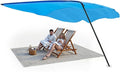 Shade Beach Tent Canopy for 3–6 People UPF 50+ UV Protection Sun Shade Lightweight 4 lbs Sets Up in 3 Minutes Portable Shelter for Beach Camping Fishing &amp Backyard Fun