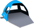 Gorich Easy Pop Up Beach Tent for 3-4 Person UPF 50+ UV Protection Beach Umbrella Sun Shelter Portable Lightweight Shade with Easy Foldable &amp Instant Setup