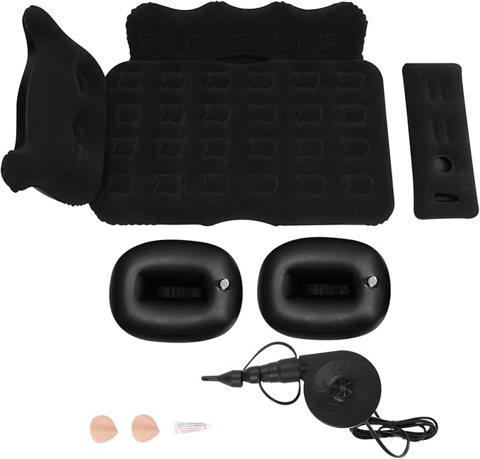 BESPORTBLE Practical SUV Inflatable Car Air Mattress Pillow Outdoor Sleeping Cushion Tent Bed Beach Mat