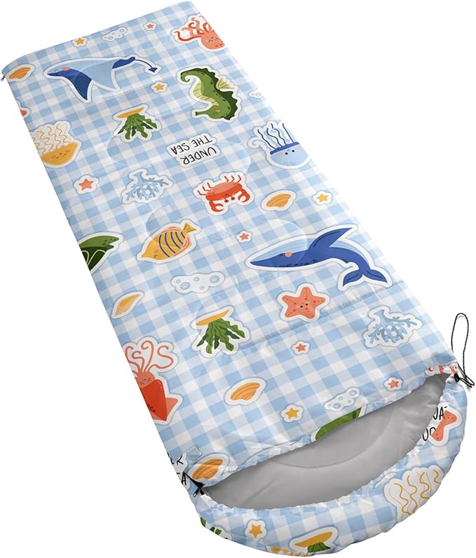 Sleeping Bags for Adults KidsBackpacking Camping Sleeping Bag for Girls Boys Lightweight Waterproof Cold/Warm Weather Sleeping Bag for All Season