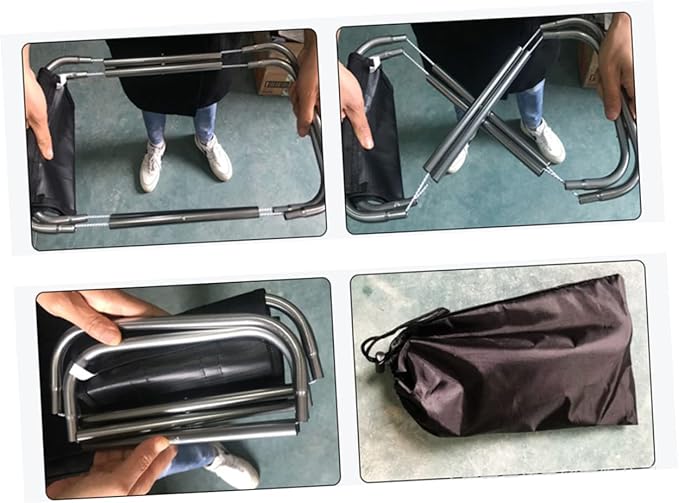 Portable Folding Stool for Camping Beach BBQ Hiking Oxford Lightweight Stool