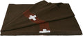 Fox Outdoor Products Wool Blanket - Warm Lightweight Wool Blend Blanket with Whip-Stitched Edges for Outdoor &amp Home Use Swiss Army Style - DEEP Chestnut Brown