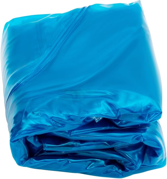Transparent Inflatable Sofa Seat Blow up Chair Yard Portable Inflatable Couch Air Couch Patio Blow up Furniture for Camping Outdoor Beach Room Adult Teen 180*90*95cm/70.9*35.43*37.4in (Blue)