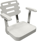 Wise 8WD562-1-710 Ladder Back Helm Chair Seat Shell with Mounting Plate No Cushions