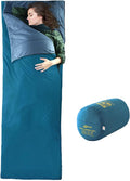 Litume Compact Sleeping Bag 68°F-50°F 1.6lbs Combinable Lightweight Portable Packable sleep sacks for Adults for Backpacking Camping Hiking Travel Family with Stuff Sack 3 seasons Velvet lined