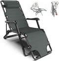 FWZJ Reclining Sun Lounger Patio Folding Chaise Lounge Adjustable Back Zero Gravity Recliner Lounger Portable Folding Recliner Camping Chair for Office Camping Patio Lawn-B (B