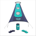 ENO - TrailFlyer Outdoor Game - Outdoor Accessories for Hiking Camping Beach and Festivals - Navy/Seafoam