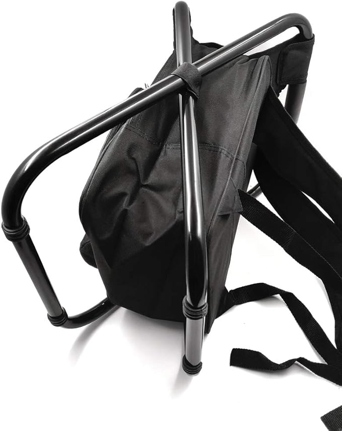 XKMT- Folding Stool Insulated Cooler Bag Backpack Chair Beach Fishing Camping Hiking